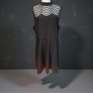 Fashion to Figure Black Midi Dress